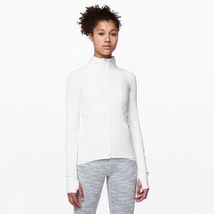 Lululemon Far and Free Jacket size 6 in white